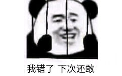 我错了下次还敢