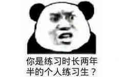 你是练习时长两年半的个人练习生？