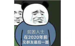 贫困人士在2020年前见群友最后一面