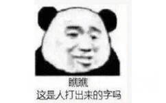 瞧瞧，这是人打出来的字吗