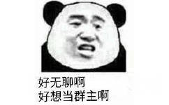 好无聊啊，好想当群主啊