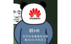 HUAWEIHR，时不时来看看有没有能关251天的员工