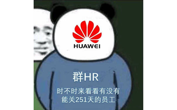 HUAWEIHR，时不时来看看有没有能关251天的员工