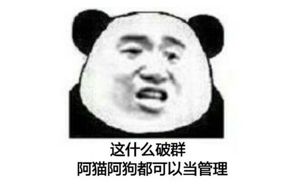 这什么破群，阿猫阿狗都可以当管理