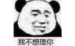 我不想理你