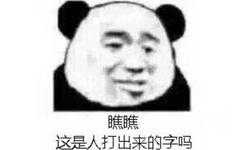 瞧瞧这是人打出来的字吗