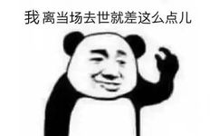 我离当场去世就差这么点儿