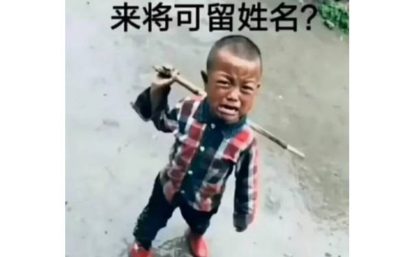 来将可留姓名？