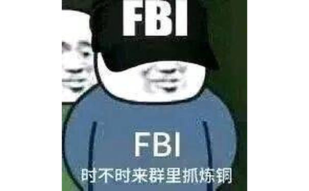 FBI时不时来群里抓炼铜