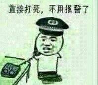 直接打死，不用警了