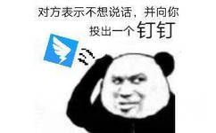 对方表示不想说话，并向你投出一个钉钉