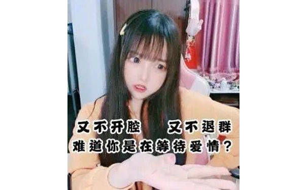 又不开腔8不遇群难道你是在待爱情？