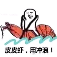 皮皮虾，用冲浪！