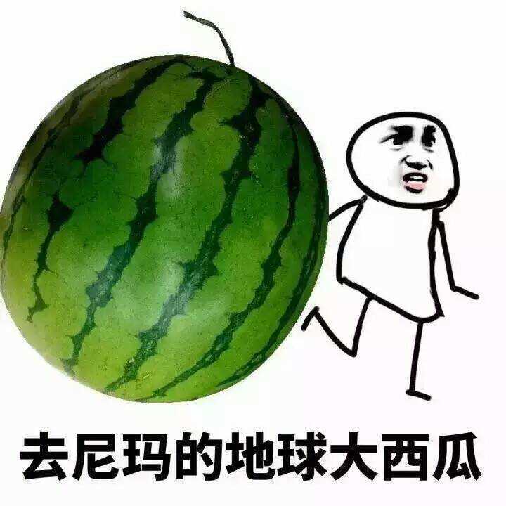 去尼玛的地球大西瓜！