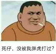 死仔，没被我胖虎打过？