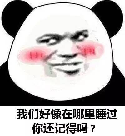 我们好像在哪里睡过，你还记得吗？