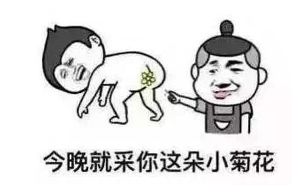 今晚就采你这朵小菊花！