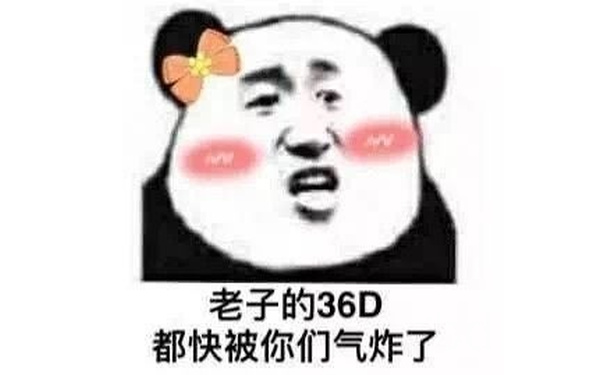 老子的36D都快被你们气炸了