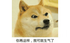 你再这样，我可就生气了（doge）