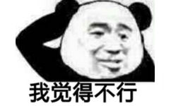 我觉得不行