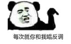 每次就你和我唱反调