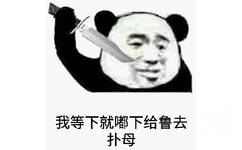 我等下就嘟下给鲁去扑母