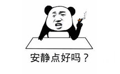 安静点好吗?