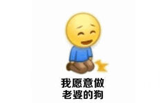 我愿意做老婆的狗