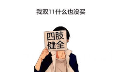 我双11什么也没买，四肢健全