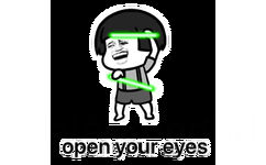 open your eyes