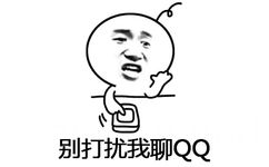 别打扰我聊QQ