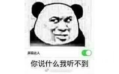 你说什么我听不到（屏蔽此人）