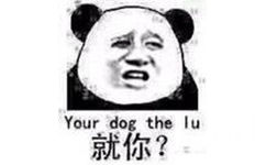 your dog the lu（就你？）