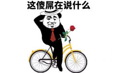 这傻屌在说什么（小黄车）