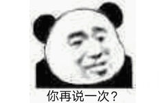 你再说一次？