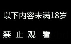 以下内容未满18岁禁止观看