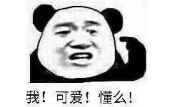 我！可爱！懂么！