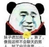 妹子请加我。。算了像我这样不会聊天的，男加了沿意思