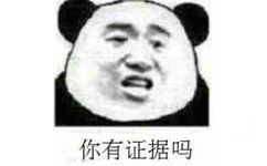 你有证据吗