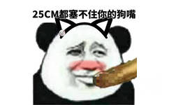 25CM都塞不住你的狗嘴