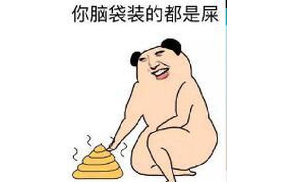 你脑袋装的都是屎