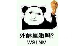 外酥里嫩吗？（WSLNM）