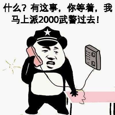 什么？有这事，你等着，我马上派2000武警过去！