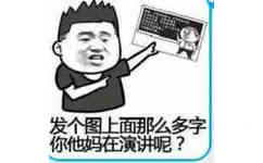 发个图那么多字你他妈在演谁呢？