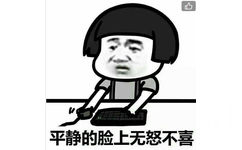 平静的脸上无怒不喜