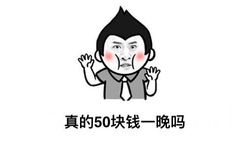 真的50块钱一晚吗