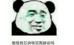 能借我五块钱买瓶脉动吗