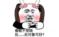 春眠不觉晓处…处对象可好？