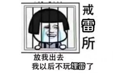 戒雷所，放我出去，我以后不玩埋雷了