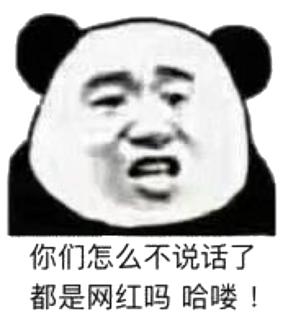 你们怎么不说话了？都是网红吗，哈喽